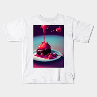 Raspberry lava cake Kids T-Shirt